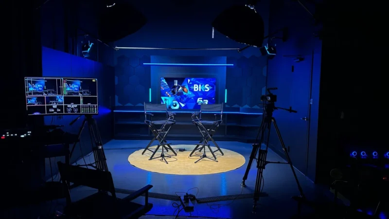 Modern Podcast Studio + A/V Tech